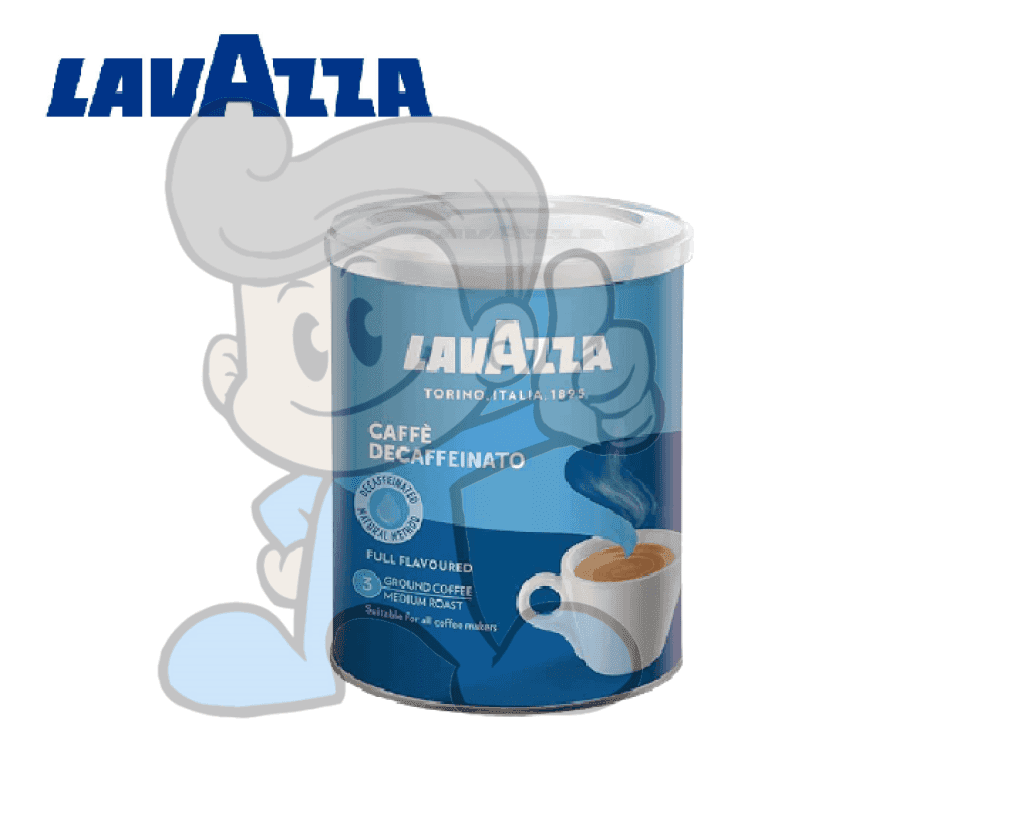 Lavazza Cafe Decaffeinato Ground Coffee Medium Roast 250G Groceries