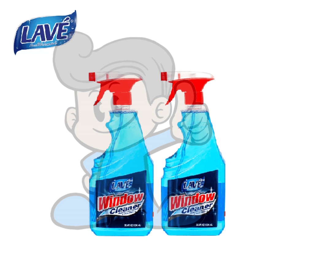 Lave Window Cleaner (2 X 1000 Ml) Household Supplies