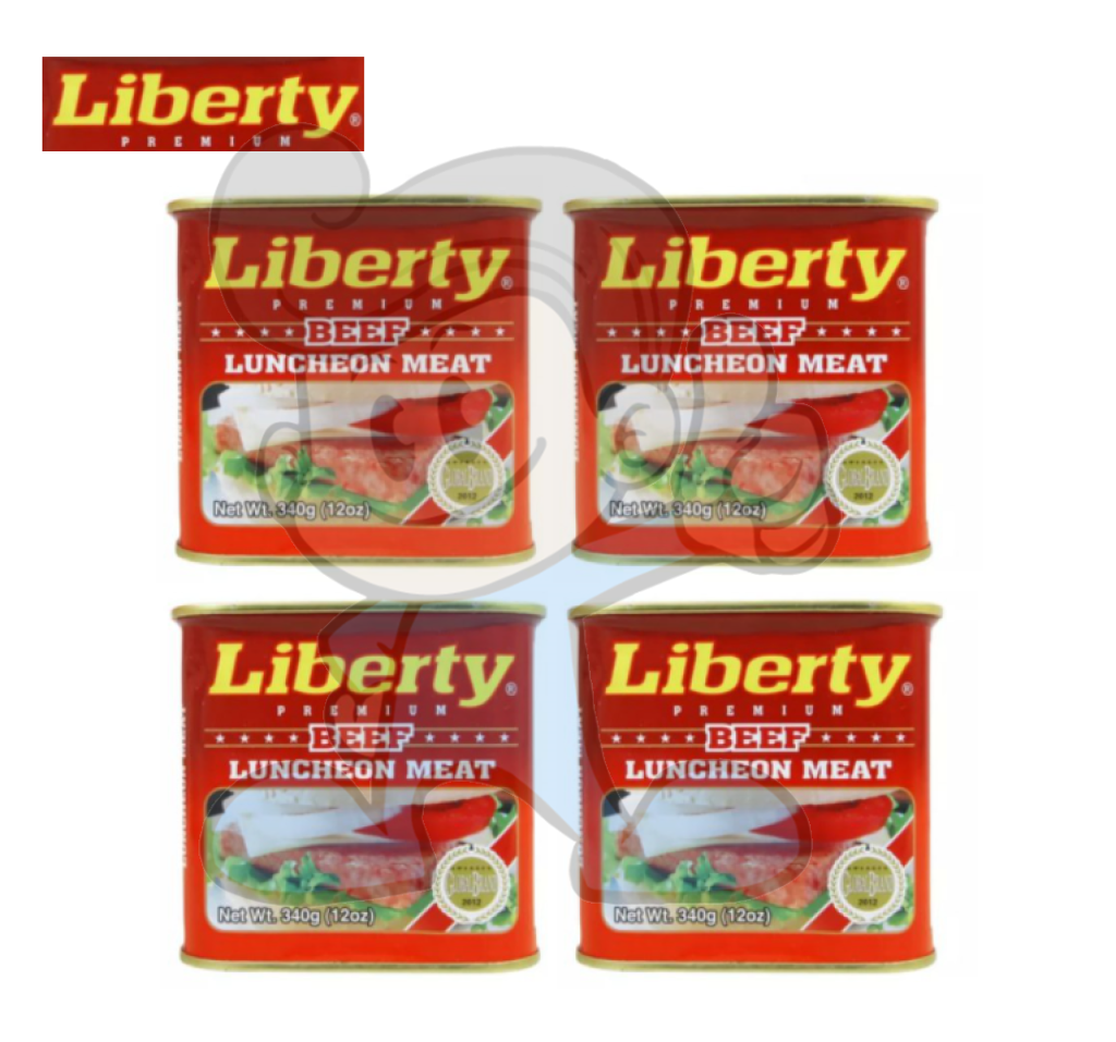 Liberty Premium Beef Luncheon Meat (4 X 340G) Groceries