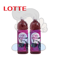 Lotte Blackberry Juice (2 X 1.5L) Groceries