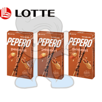 Lotte Pepero Peanut Biscuit Sticks (3 X 36G) Groceries