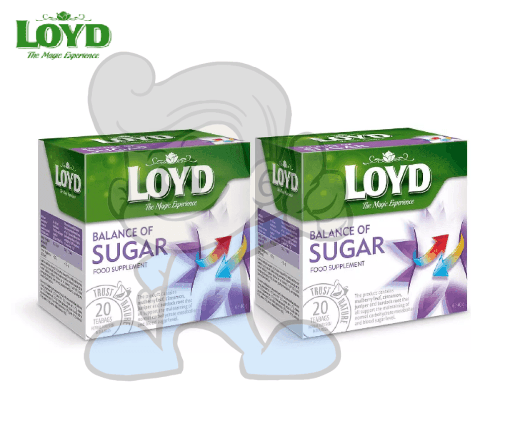 Loyd Balance Of Sugar 20 Tea Bags (2 X 40 G) Groceries