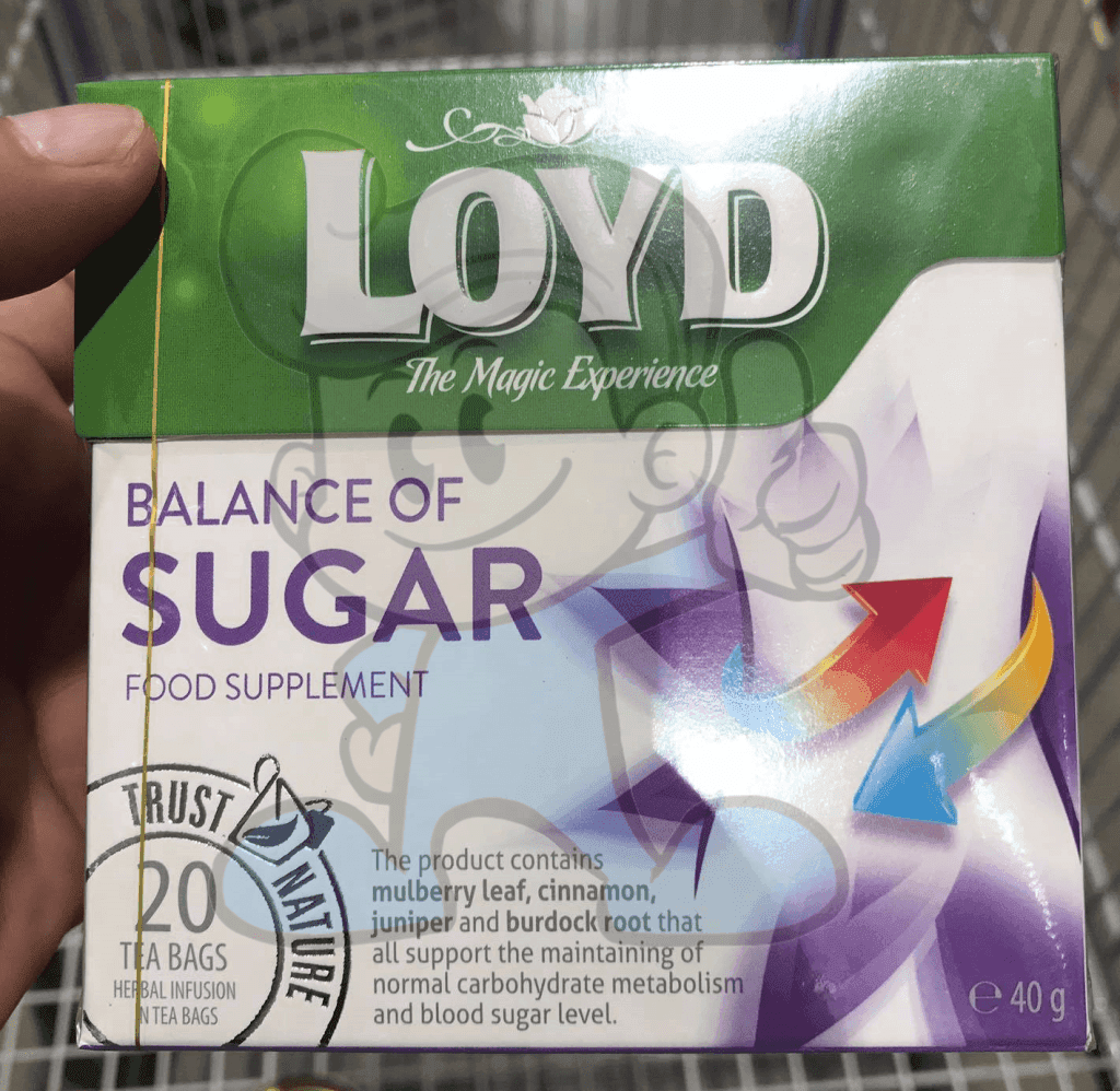 Loyd Balance Of Sugar 20 Tea Bags (2 X 40 G) Groceries