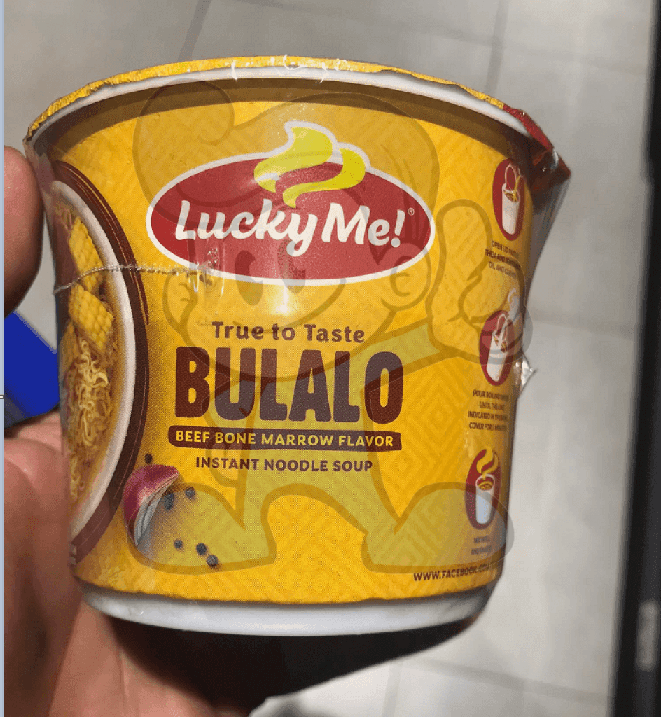 Lucky Me! Go Cup Mini Instant Noodle Soup Bulalo (14 X 40G) Groceries
