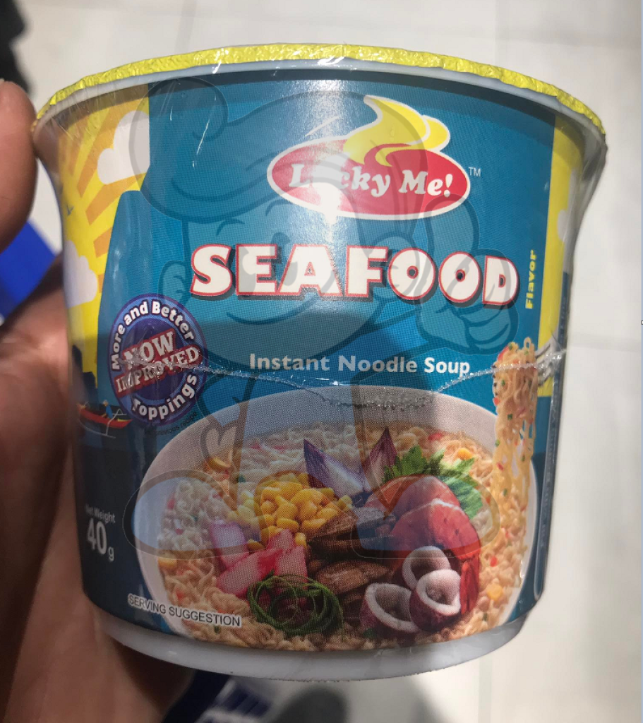 Lucky Me Go Cup Noodles Seafood Mini (14 X 40G) Groceries
