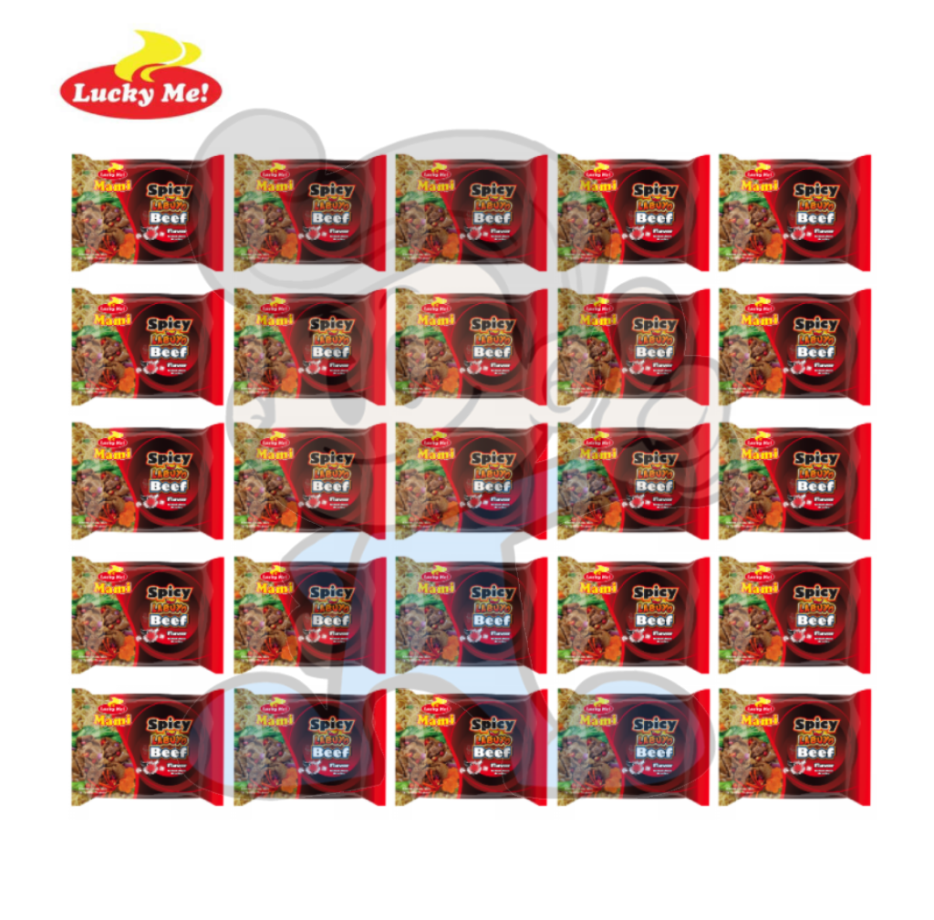 Lucky Me! Instant Noodles Spicy Labuyo Beef (25 X 50G) Groceries