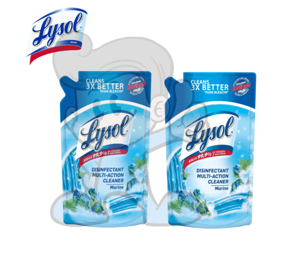 Lysol Multi-Action Cleaner Marine (2 X 800Ml) Household Supplies