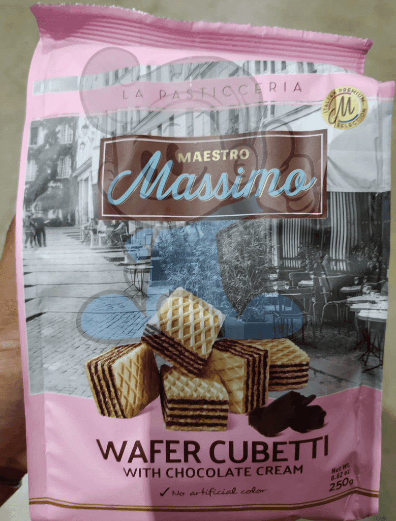Maestro Massimo Wafer Cubetti With Chocolate Cream (2 X 250G) Groceries