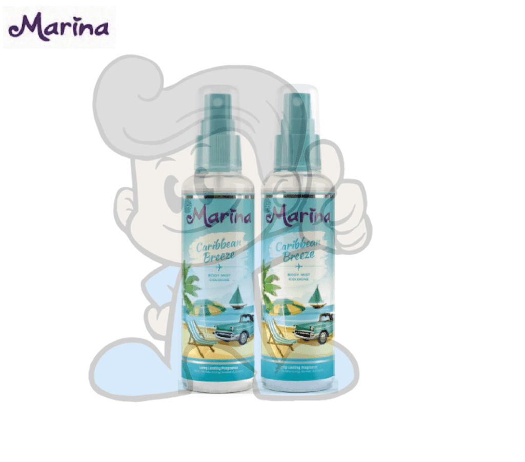 Marina Body Mist Cologne Caribbean Breeze (2 X 100Ml) Beauty