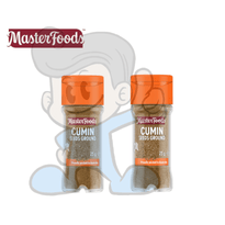 Master Foods Herbs And Spices Cumin Seeds Ground (2 X 25G) Groceries