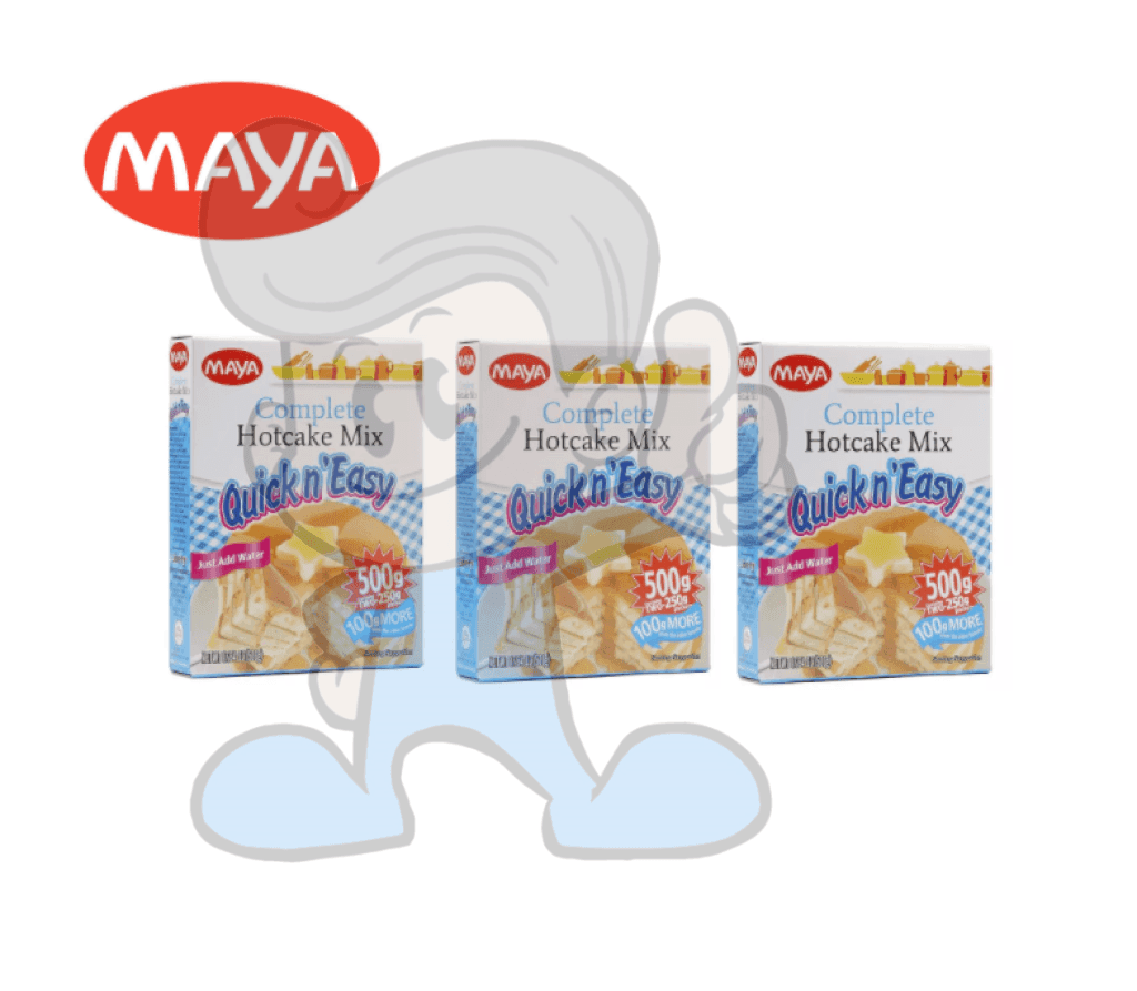 Maya Complete Hot Cake Mix Quick N Easy (3 X 500G) Groceries