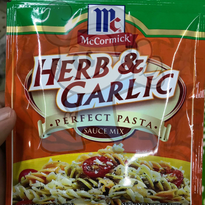 Mccormick Herb & Garlic Perfect Pasta Sauce Mix (6 X 30 G) Groceries