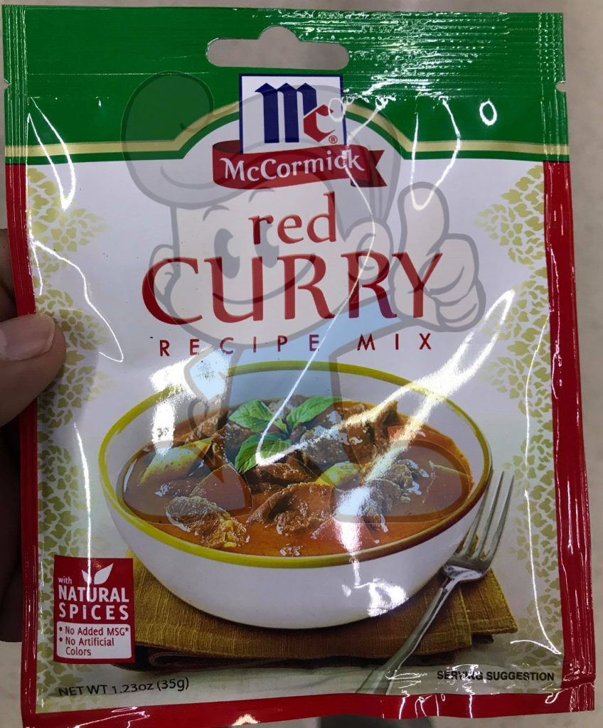 Mccormick Red Curry Recipe Mix (6 X 35 G) Groceries