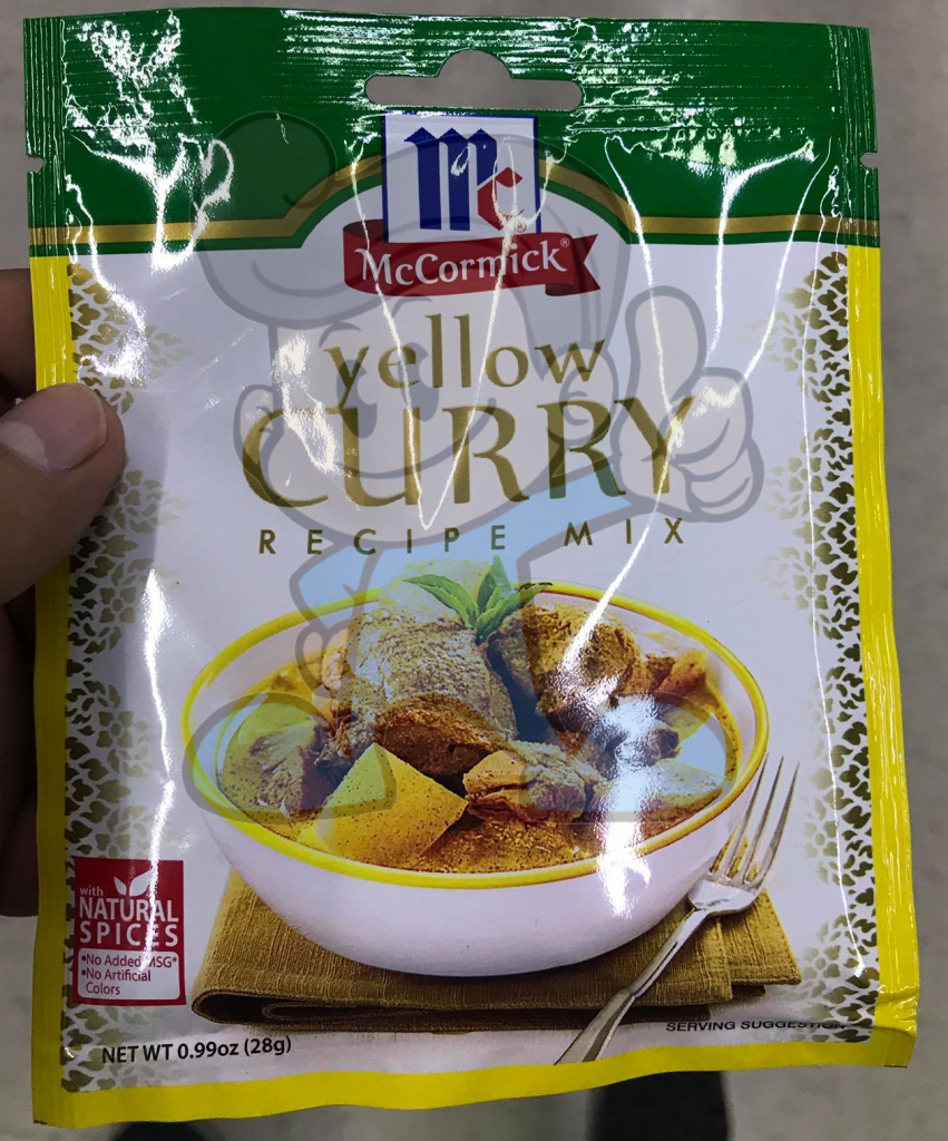 Mccormick Yellow Curry Recipe Mix (6 X 28 G) Groceries