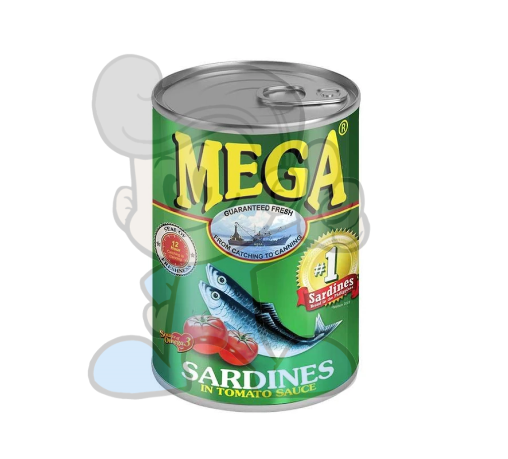 Mega Sardines In Tomato Sauce (10 X 155G) Groceries