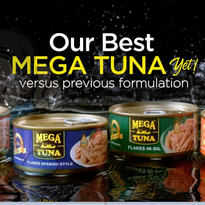 Mega Tuna Flakes In Oil Easy Open Can (6 X 180G) Groceries