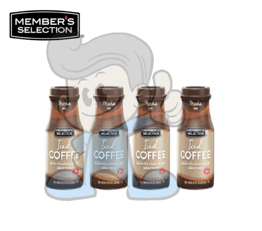 Members Selection Iced Coffee Mocha (4 X 281 Ml) Groceries