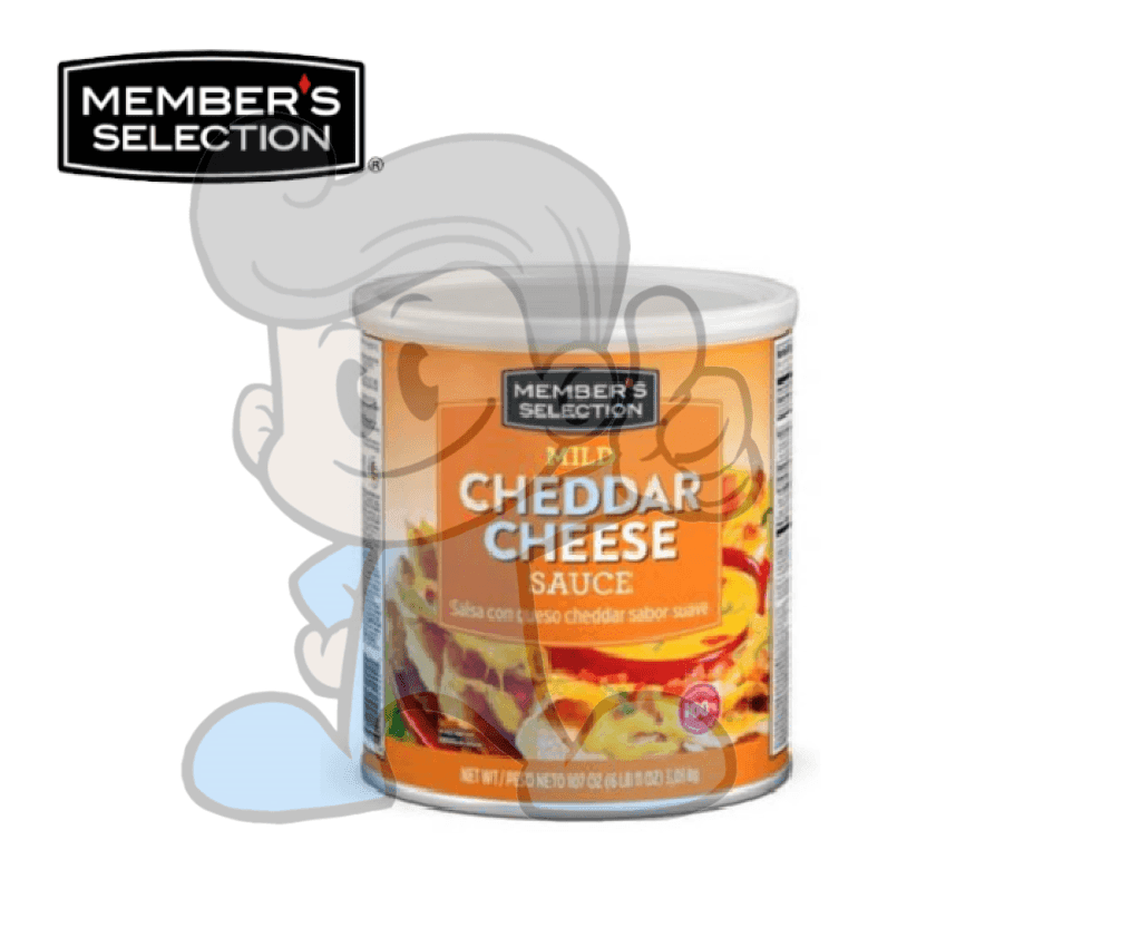 Members Selection Mild Cheddar Cheese Sauce 107Oz Groceries