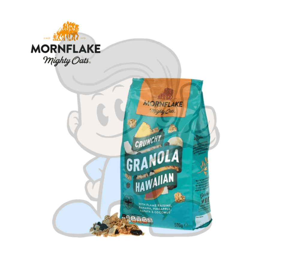 Mornflake Might Oats Crunchy Granola Hawaiian 500G Groceries