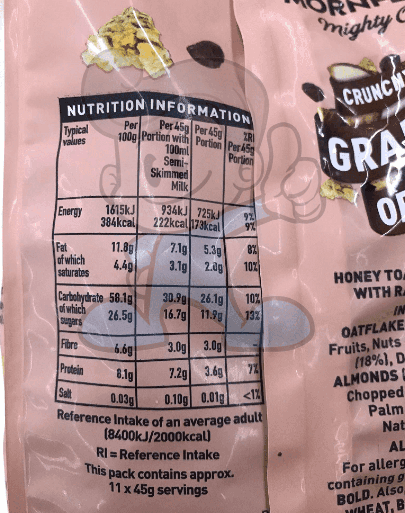 Mornflake Mighty Oats Crunchy Granola Original 500G Groceries