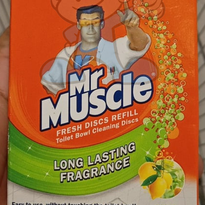 Mr. Muscle Fresh Discs Refill Toilet Bowl Cleaning Citrus (2 X 1 Tube) Household Supplies