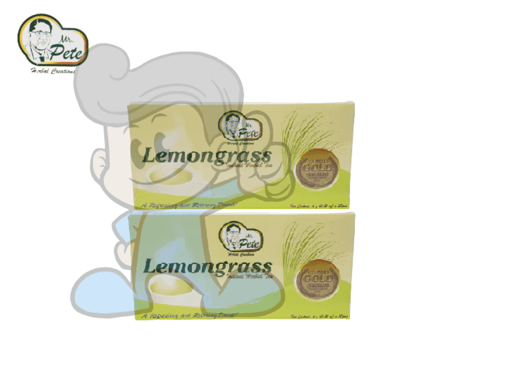 Mr. Pete Herbal Creations Lemongrass Instant Tea (2 X 6 G) Groceries