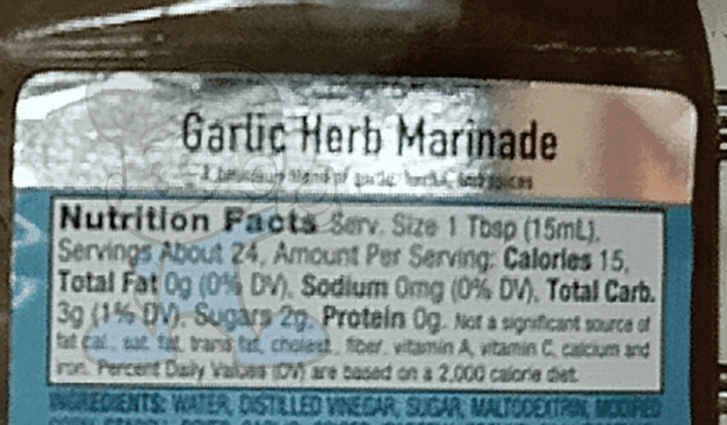 Mrs. Dash Garlic Herb Marinade 12 Fl. Oz. Groceries