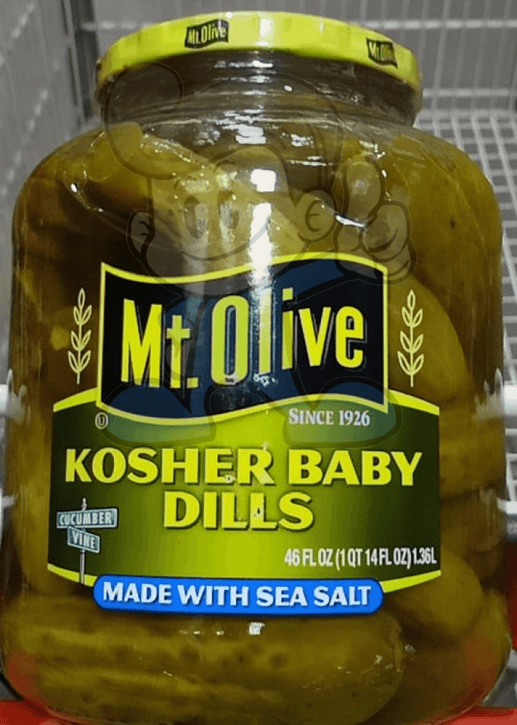 Mt. Olive Kosher Baby Dills Made With Sea Salt 1.36L Groceries