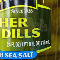 Mt. Olive Kosher Baby Dills With Sea Salt 24 Fl. Oz. Groceries