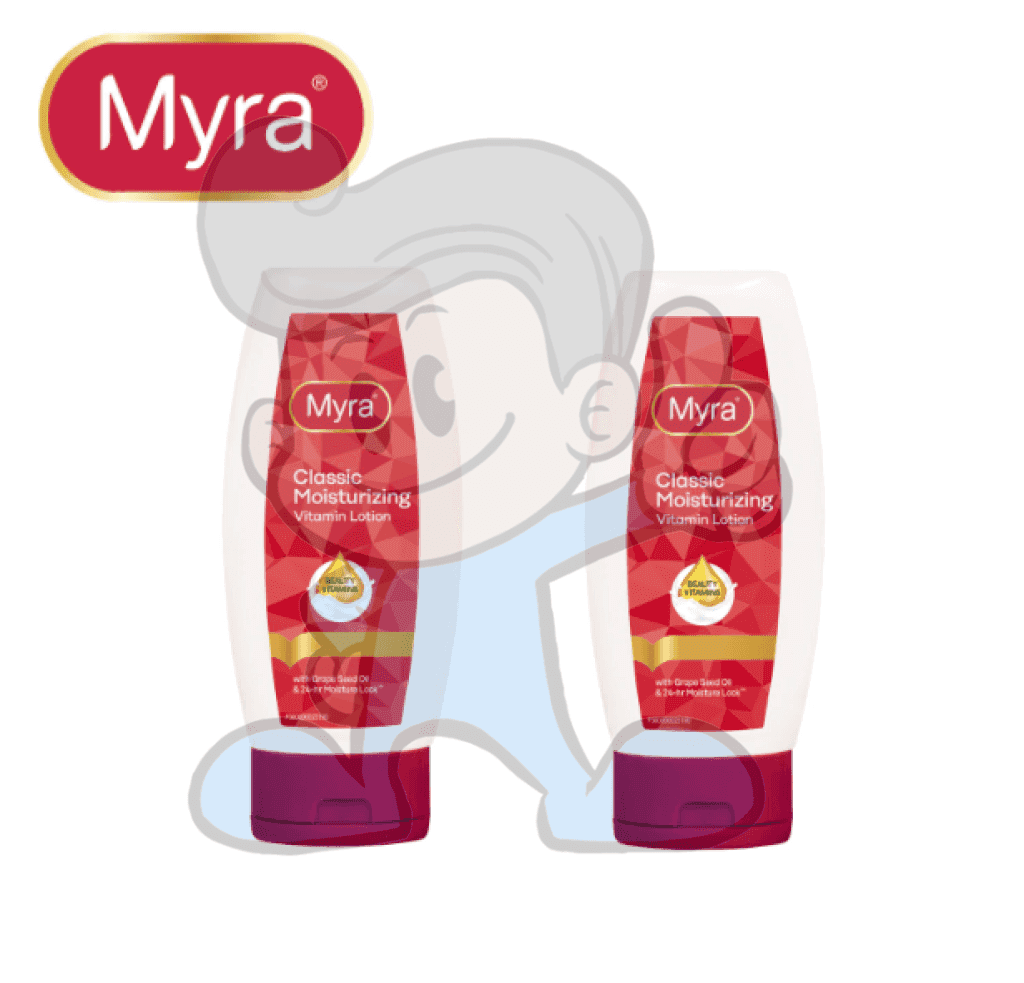 Myra Classic Moisturizing Vitamin Lotion (2 X 200Ml) Beauty