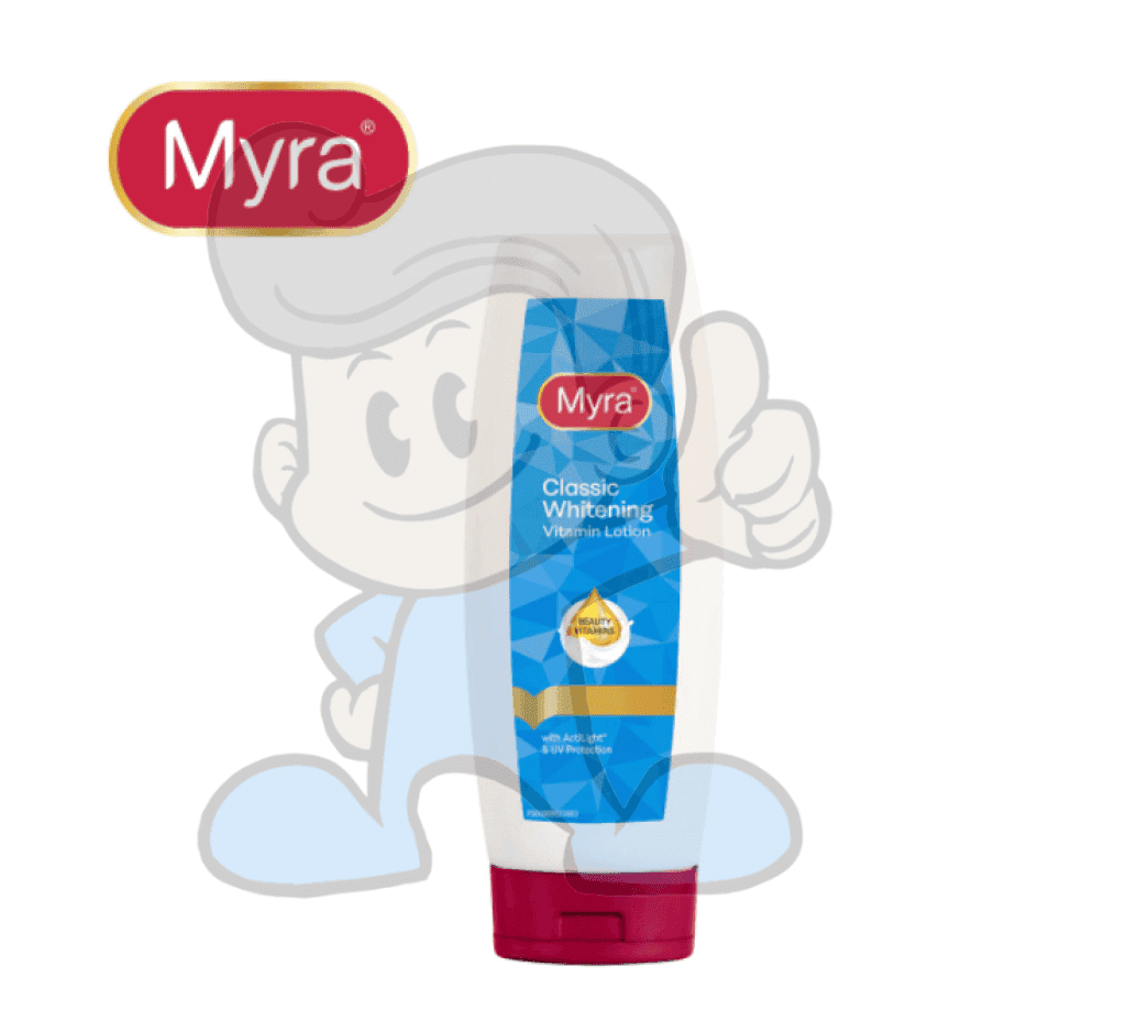 Myra Classic Whitening Vitamin Lotion 400Ml Beauty