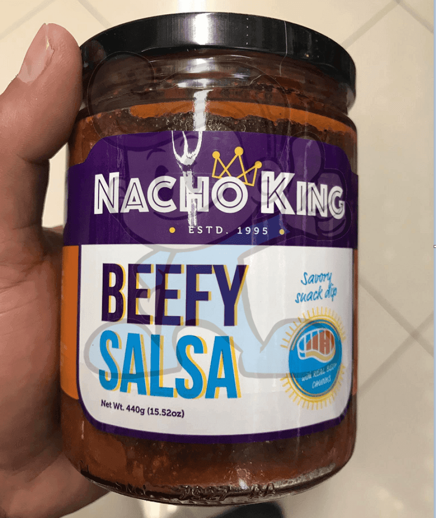 Nacho King Beefy Salsa Savory Snack Dip 440G Groceries