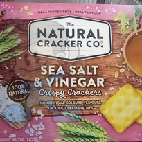 Natural Crackers Co. Sea Salt And Vinegar (2 X 160 G) Groceries