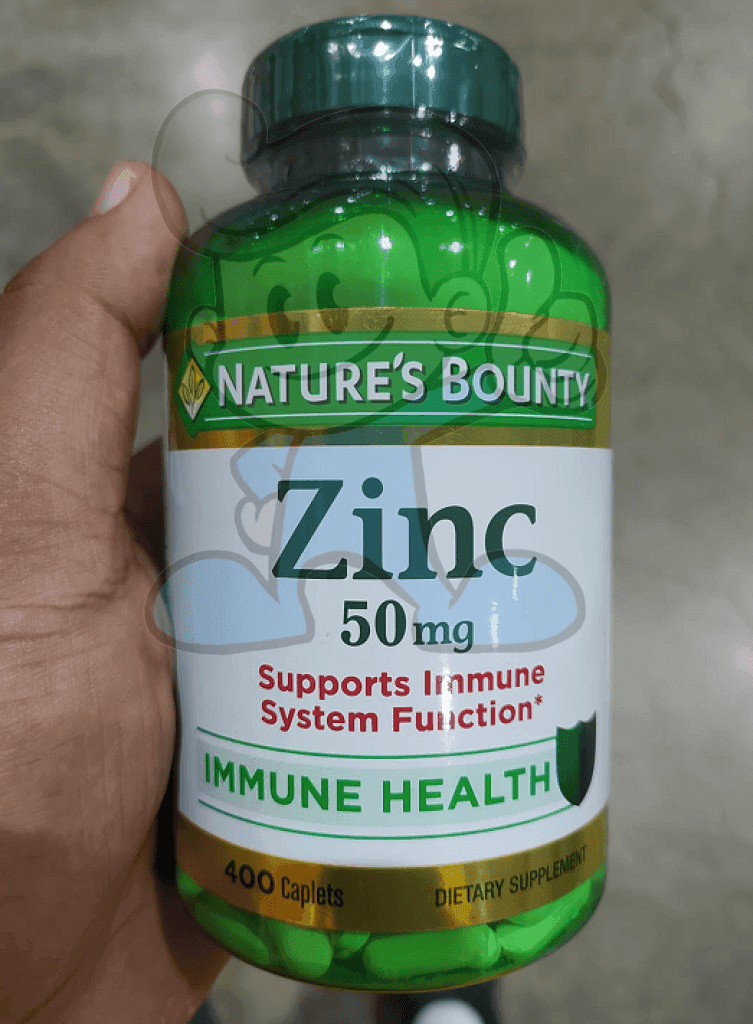 Natures Bounty Zinc 50 Mg 400 Caplets Health