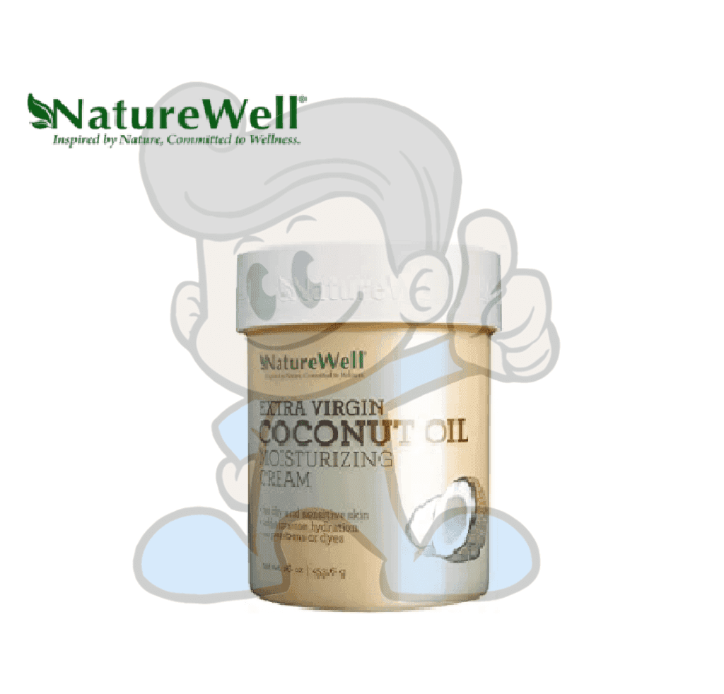 Naturewell Extra Virgin Coconut Oil Moisturising Cream 16Oz Beauty