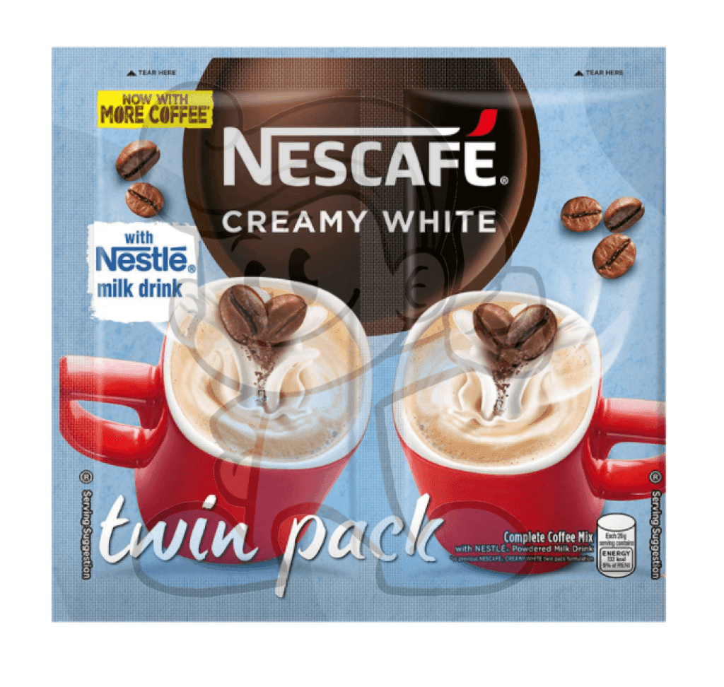 Nescafe Creamy White 3-In-1 Coffee Twin Pack (20 X 50G) Groceries