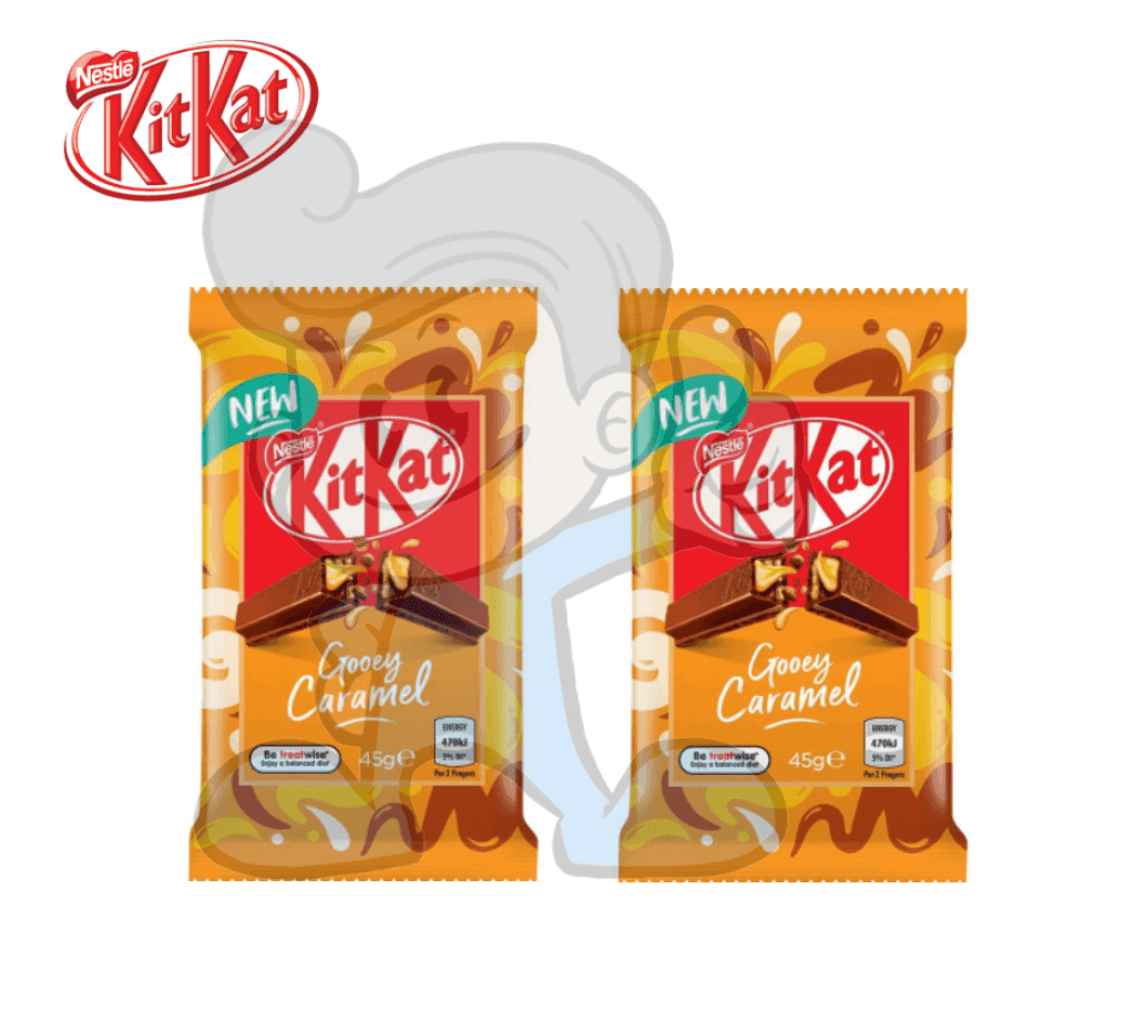 Nestle Kitkat Gooey Caramel (2 X 45G) Groceries