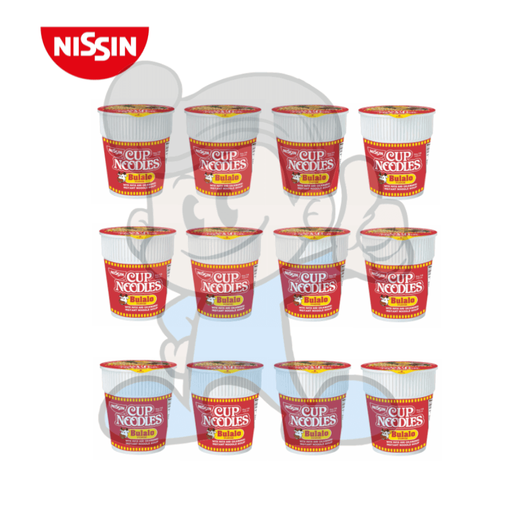 Nissin Cup Noodles Bulalo (12 X 40G) Groceries