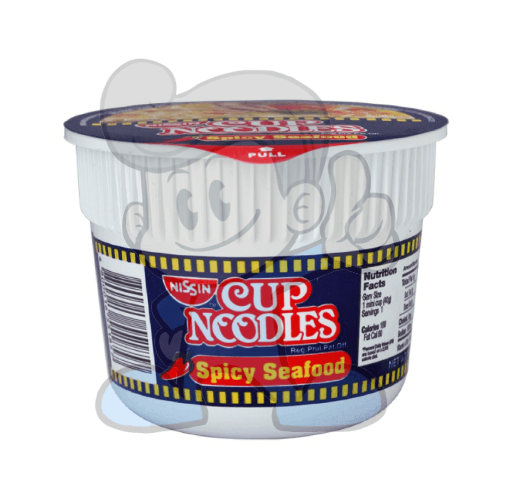 Nissin Cup Noodles Mini Spicy Seafood (12 X 40G) Groceries