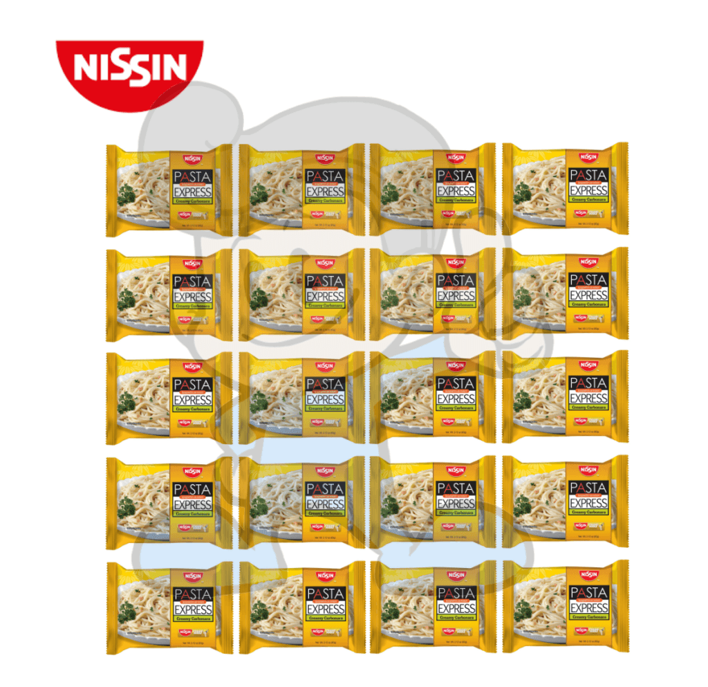 Nissin Pasta Express Creamy Carbonara (20 X 60G) Groceries