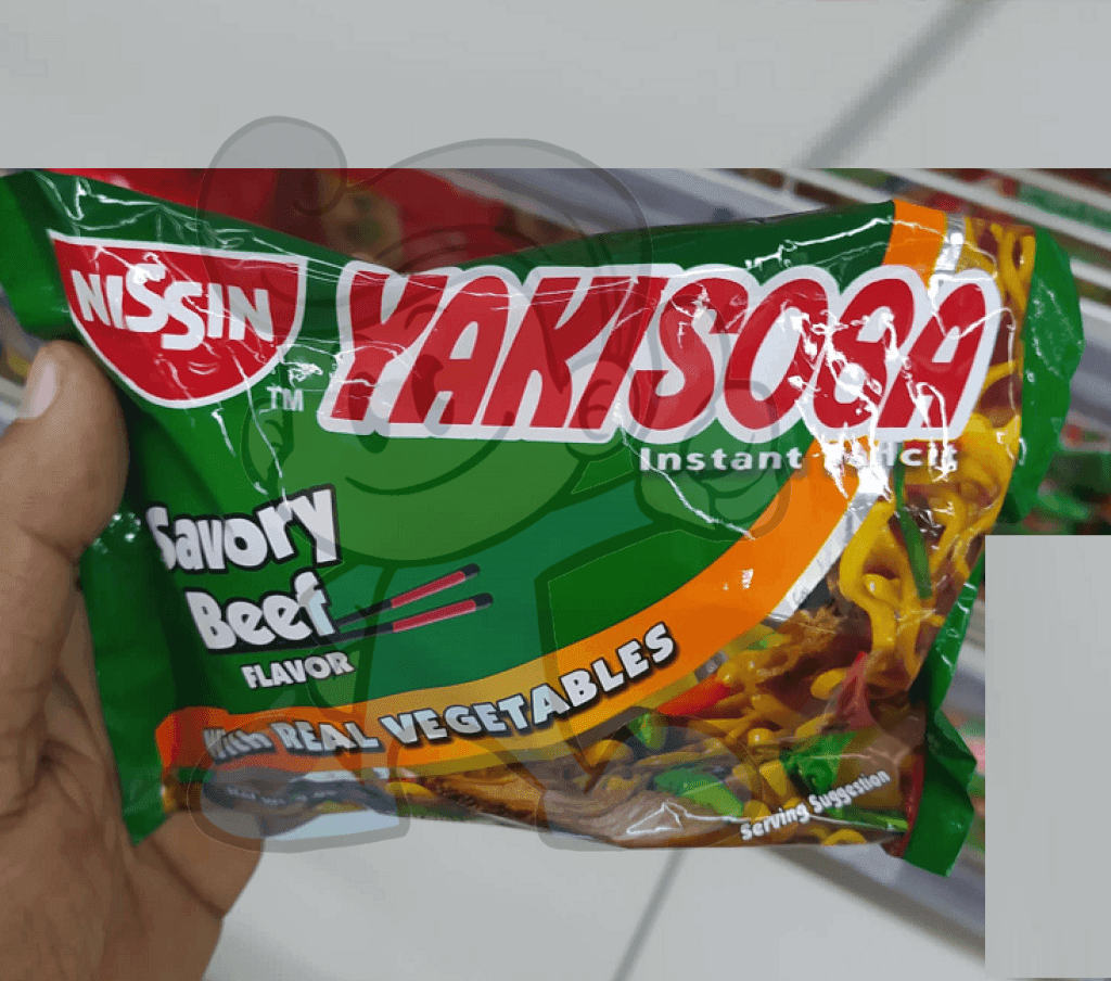 Nissin Yakisoba Instant Pancit Savory Beef (20 X 59G) Groceries