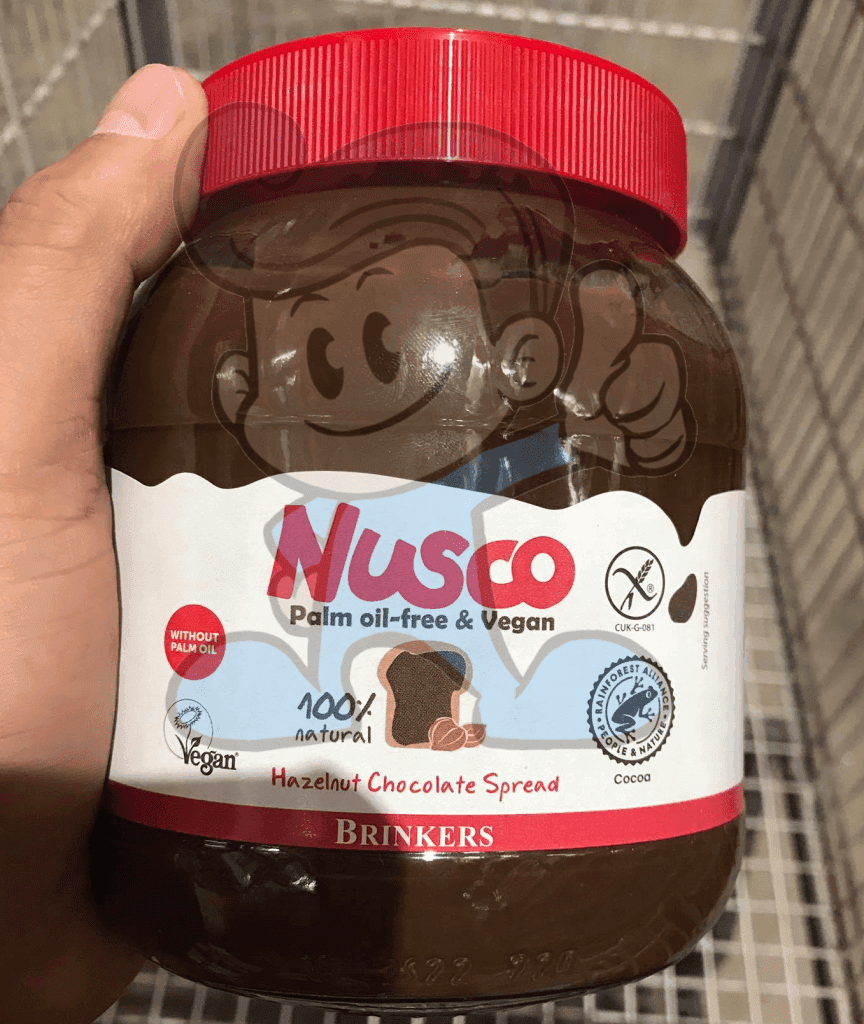 Nusco 100% Natural Hazelnut Chocolate Spread 750G Groceries