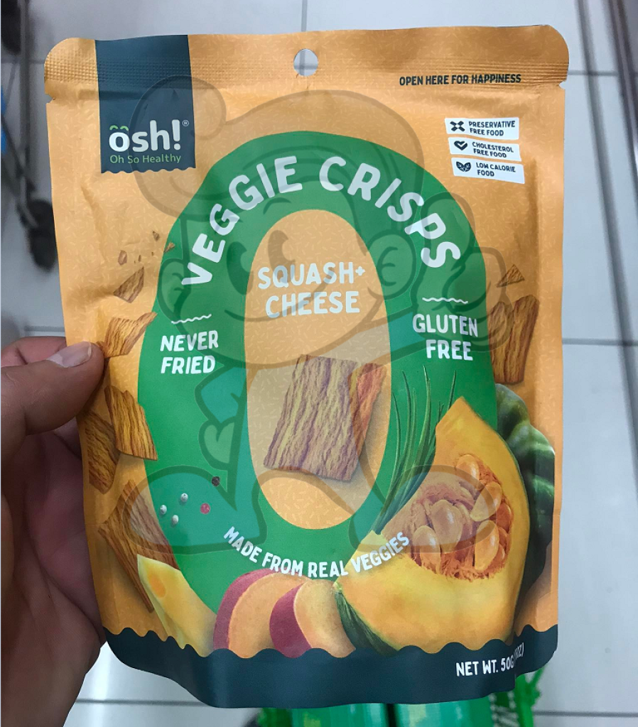 Oh So Healthy! Squash Cheese Veggie Crisps (2 X 50G) Groceries