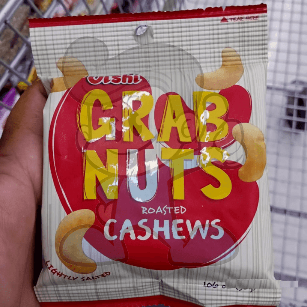 Oishi Grab Nuts Roasted Cashews (10 X 30G) Groceries