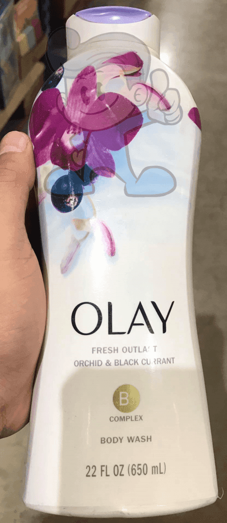 Olay Fresh Outlast Orchid & Black Currant B Complex Body Wash 650Ml Beauty
