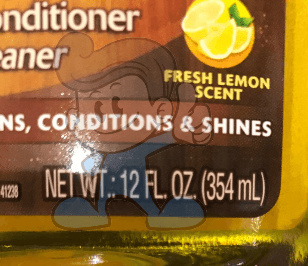 Old English Wood Conditioner And Cleaner Fresh Lemon Scent (2 X 354 Ml) Household Supplies