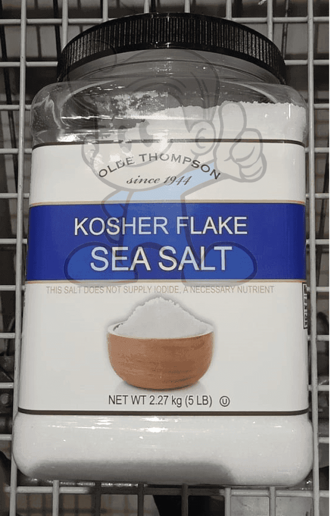 Olde Thompson Kosher Flake Sea Salt 2.27 Kg Groceries
