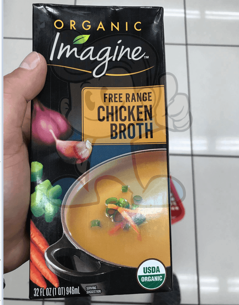Organic Imagine Free Range Chicken Broth 32 Fl.oz Groceries