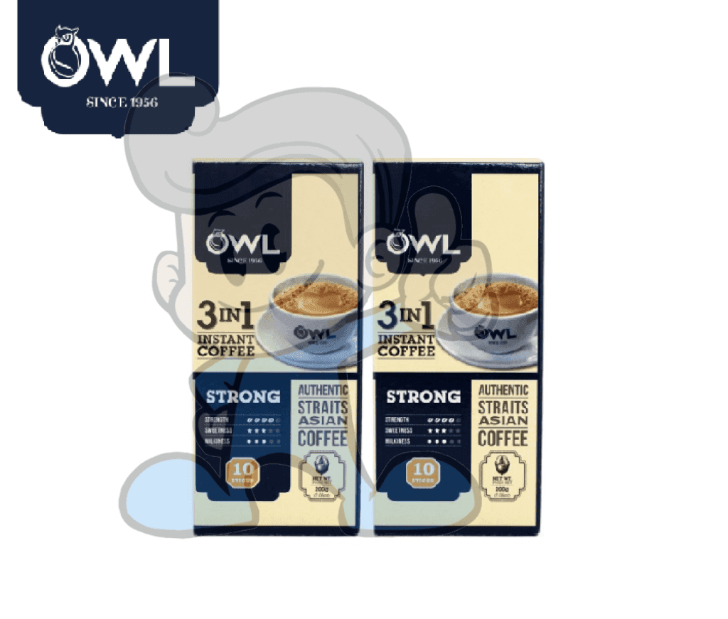 Owl 3In1 Instant Coffee Strong (2 X 200 G) Groceries
