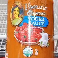 Paesana Organic Vodka Sauce Pasta 25 Oz. Groceries